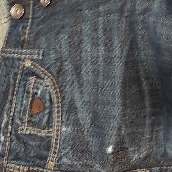 Guess Jeans, Mens 36x32, Blue, Falcon- Slim Boot - Picture 3 of 5